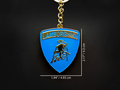 Lamborghini Blue Keychain