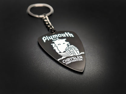 Plymouth Vintage Keychain