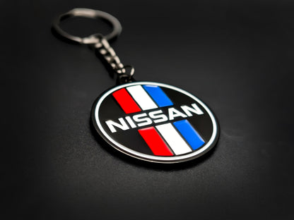 Nissan Retro Stripes Keychain