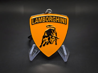 Lamborghini Orange Keychain