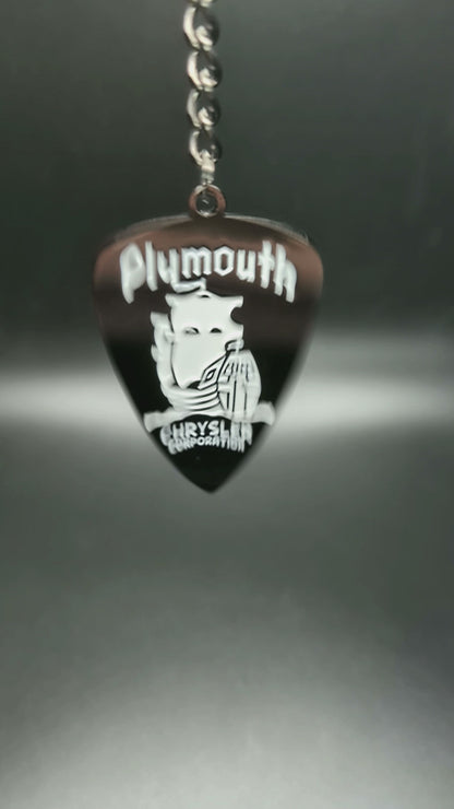Plymouth Vintage Keychain