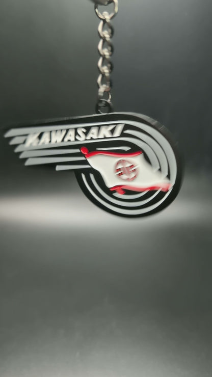 Kawasaki Vintage Keychain