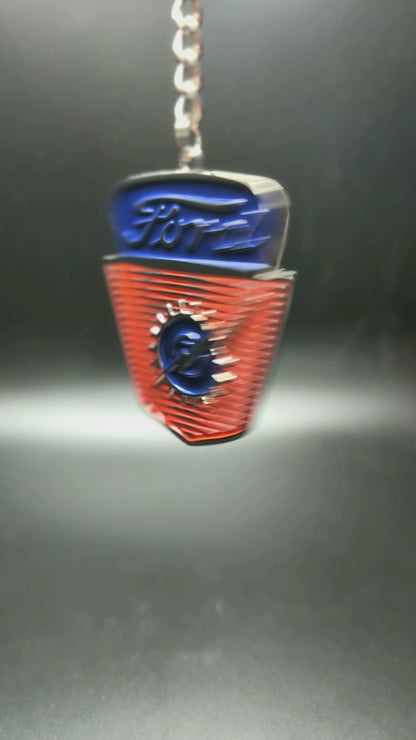 Ford Motor Vintage Truck Keychain